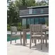 La Jolla Gray Performance Fabric Outdoor Side Chair