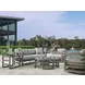 La Jolla Gray Performance Fabric Outdoor Occasional Swivel Chair