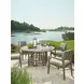 La Jolla Brown Performance Fabric Outdoor Arm Chair