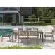 La Jolla Gray Performance Fabric Outdoor Arm Chair