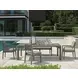 La Jolla Gray Performance Fabric Outdoor Arm Chair