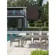 La Jolla Gray Performance Fabric Outdoor Arm Chair