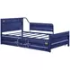 Cargo Blue Twin Daybed with Trundle