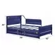 Cargo Blue Twin Daybed with Trundle