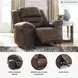 Stoneland Chocolate Recliner