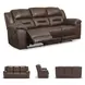 Stoneland Chocolate 90" Reclining Sofa