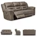 Stoneland Fossil 90" Power Reclining Sofa