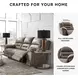 Stoneland Fossil 90" Reclining Sofa