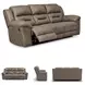 Stoneland Fossil 90" Reclining Sofa
