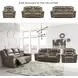 Stoneland Fossil 82" Power Reclining Console Loveseat
