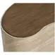 Ishiko Light Brown and Warm Brown Free Form Large Concrete Top Outdoor Cocktail Table