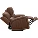 Pierce Homerun Cinnamon Leather Zero Gravity Power Reclining Living Room Set with Power Lumbar and USB Charging