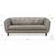 Sorella Slate Leather 84" Sofa