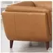 Sorella Cinnamon Leather Upholstered Accent Chair