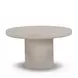 Jade Cream Free Form Outdoor Concrete Top Nesting Coffee Table Set