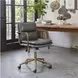 Birao Gray Adjustable Swivel Office Chair