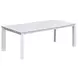 Alexa Outdoor Dining White Outdoor Rectangular Stone Top  Dining Room Set