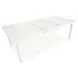 Willowbrook Egg Shell White 88" Extendable Rectangular Dining Table