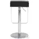 Equino Black Adjustable Swivel Bar Stool