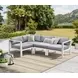 Nash Outdoor Seating Buff 4 Piece Outdoor Modular Sectional