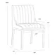 Ellsworth Bravo Admiral Upholstered Dining Chair Set of 2
