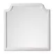 Pure Maple Cottage White Arched Garden Dresser Mirror