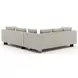 Altura Oatmeal 2 Piece Modular Small L Sectional with RAF Loveseat