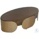 Aurelin Dark Brown Coffee Table