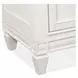 Willowbrook Egg Shell White 9 Drawer Dresser with Rectangular Mirror
