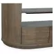 Bosley Lt. Brown Porpoise 60" Demilune TV Stand