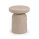 Lydia Cream Outdoor Round Side Table