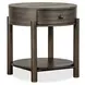 Hadleigh Black Coffee Bean Round End Table