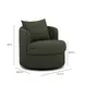 Silvi Kale Green Upholstered Swivel Accent Chair