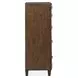 Timberlyn Espresso 5 Drawer Door Chest