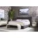Aria Bergen Taupe Upholstered 60" Accent Bench