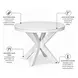 Bay Harbor Weathered White 45" Round Dining Table