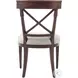 Brooksby Draper Performance Fabric Cross Back Side Chair