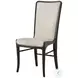 Thane Dark Upholstered Dining Chair Set of 2