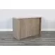 Rowan Light Gray and Wheat 60" Rectangular Bar Table