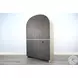 Sagewyn Light Gray Arch Coffee and Wine 2 Door Bar Cabinet