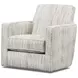 Kittery Dove Cream Upholstered Swivel Glider Accent Chair