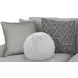 Canyon Platinum Modular LAF Chaise Sectional with Pillows