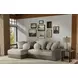Canyon Umber 2 Piece Modular LAF Chaise Sectional with Pillows