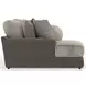 Canyon Umber 2 Piece Modular LAF Chaise Sectional with Pillows