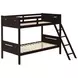Littleton Espresso Twin Over Twin Bunk Bed