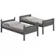 Littleton Grey Twin Over Twin Bunk Bed