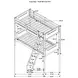 Littleton Grey Twin Over Twin Bunk Bed