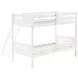 Littleton White Twin Over Twin Bunk Bed