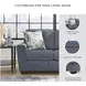Cashton Blue 63" Loveseat