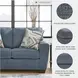 Cashton Blue 63" Loveseat